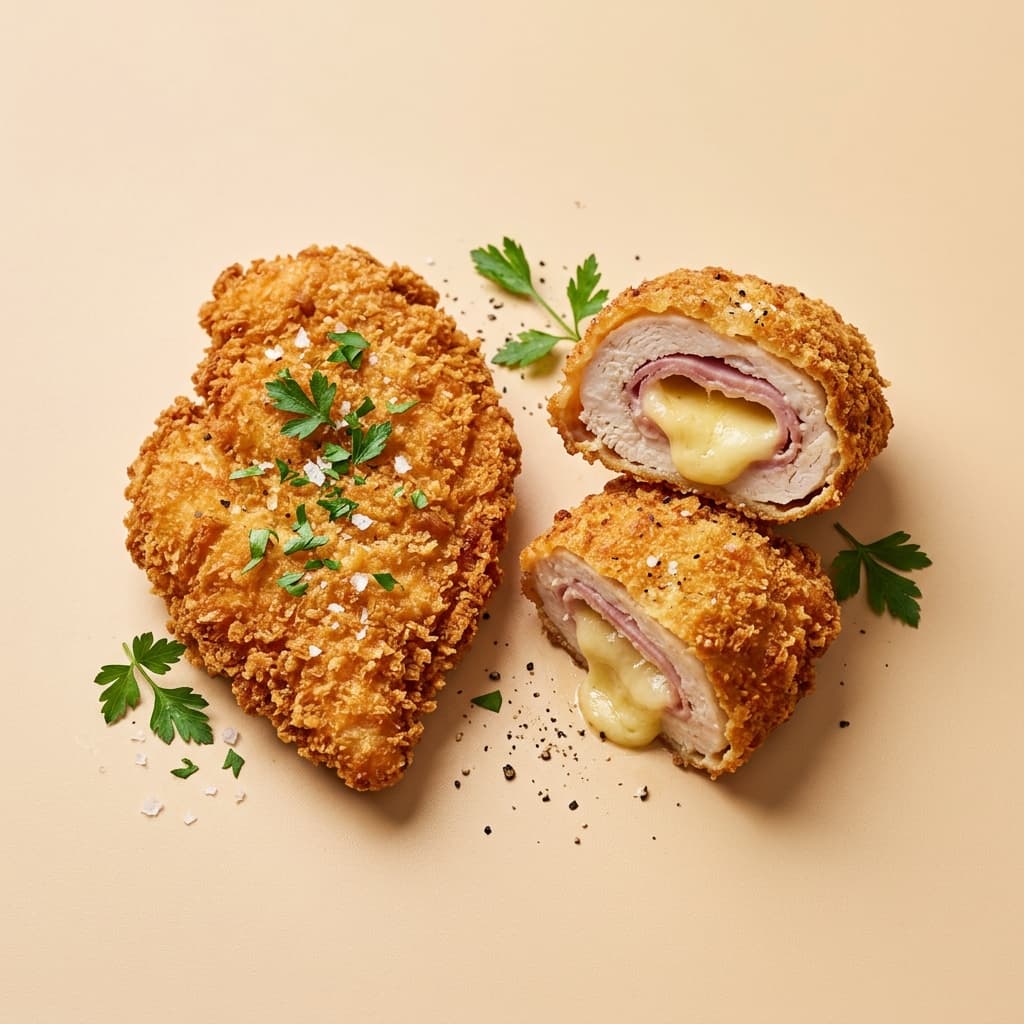 Panuozzo Crousti (escalope panée + cordon bleu)