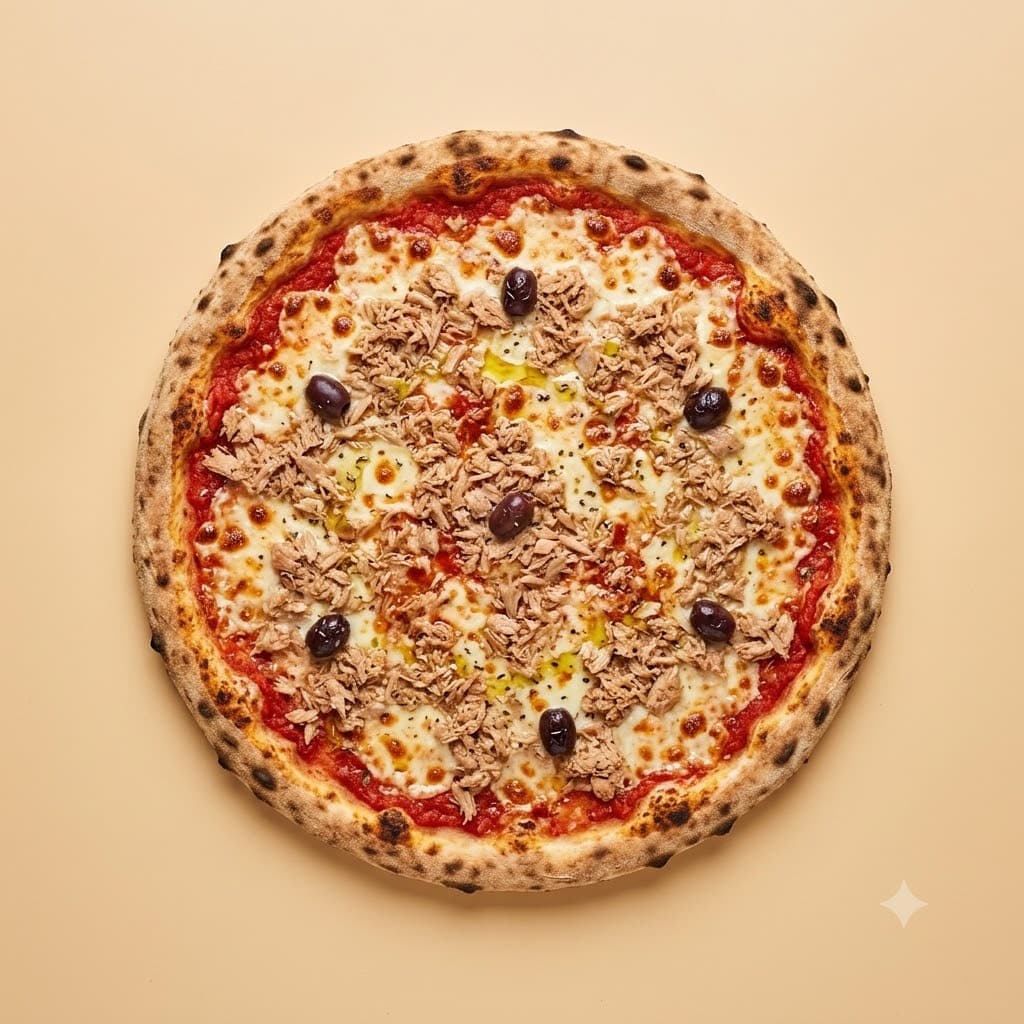 Pizza Maripossa cuite au feu de bois